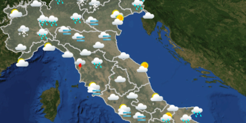 Le previsioni meteo per domani, mercoledì 6 gennaio