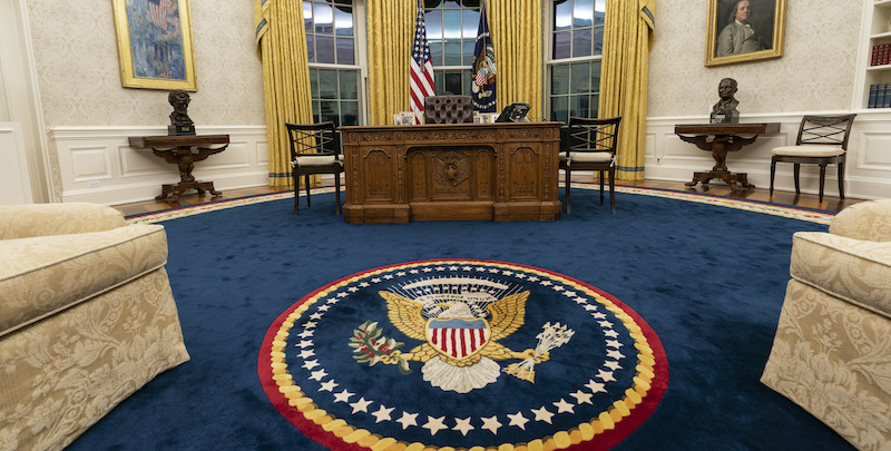 Il nuovo Studio Ovale di Joe Biden