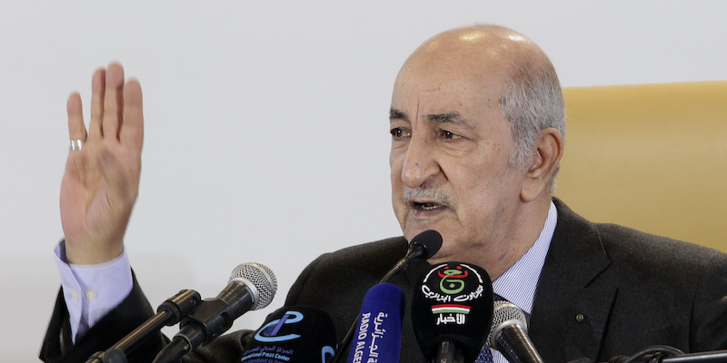 Il presidente dell'Algeria, Abdelmadjid Tebboune (AP Photo/Fateh Guidoum, file, LaPresse)