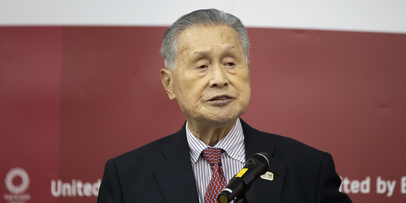 Il presidente dimissionario del Comitato organizzatore delle Olimpiadi di Tokyo 2020, Yoshiro Mori (Takashi Aoyama/Getty Images)