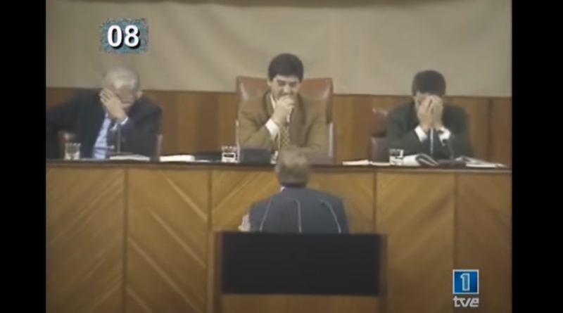 Il giorno che al parlamento andaluso prese la ridarella