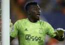 Andre Onana, portiere dell'Ajax, è stato squalificato un anno per doping dalla UEFA