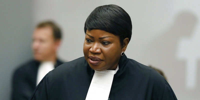 La procuratrice della Corte penale internazionale Fatou Bensouda (Bas Czerwinski/Pool via AP)