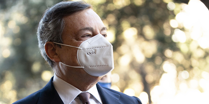 Mario Draghi, Roma, 19 febbraio 2021 (ANSA) 
