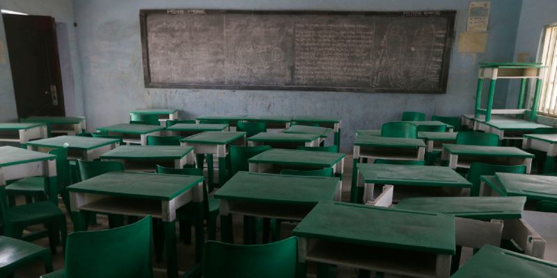 La scuola di Jangebe, nello stato di Zamfara, dove lo scorso venerdì erano state rapite le studentesse nigeriane. (AP Photo/ Sunday Alamba)