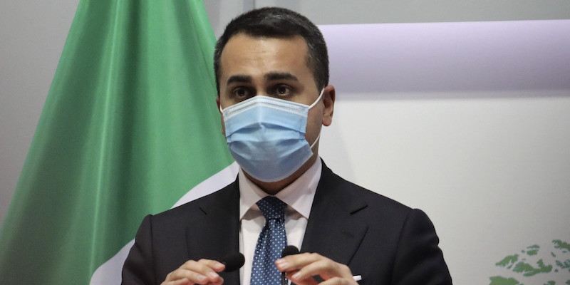 Luigi Di Maio (Yiannis Kourtoglou Pool via AP)