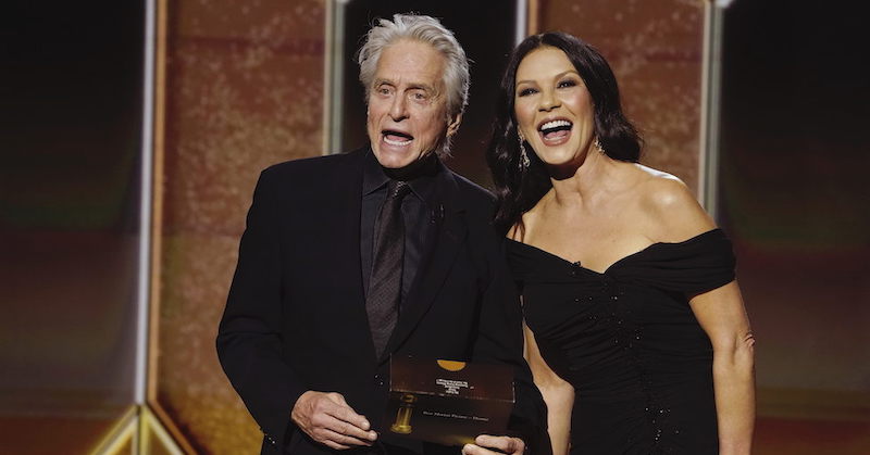 Michael Douglas e Catherine Zeta-Jones – Golden Globe 2021
(Peter Kramer/NBC via ZUMA/ansa)