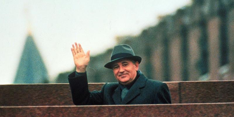 Gorbaciov a Mosca (ANSA)
