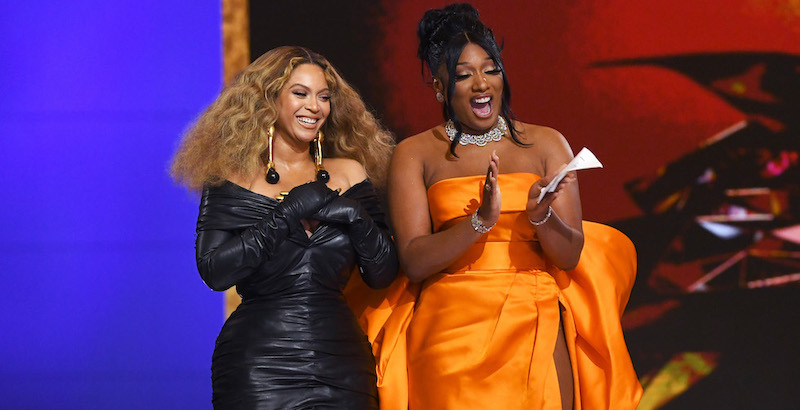 Beyoncé e Megan Thee Stallion – Grammy Awards, 14 marzo
(Kevin Winter/Getty Images)