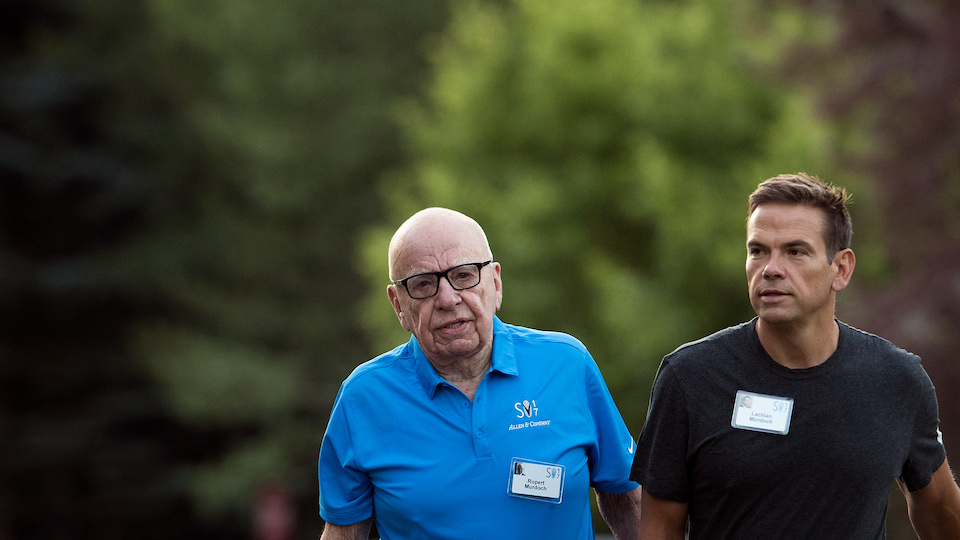 Rupert e Lachlan Murdoch