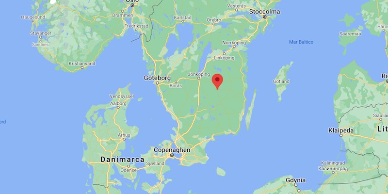 Dove si trova Vetlanda, nel sud della Svezia