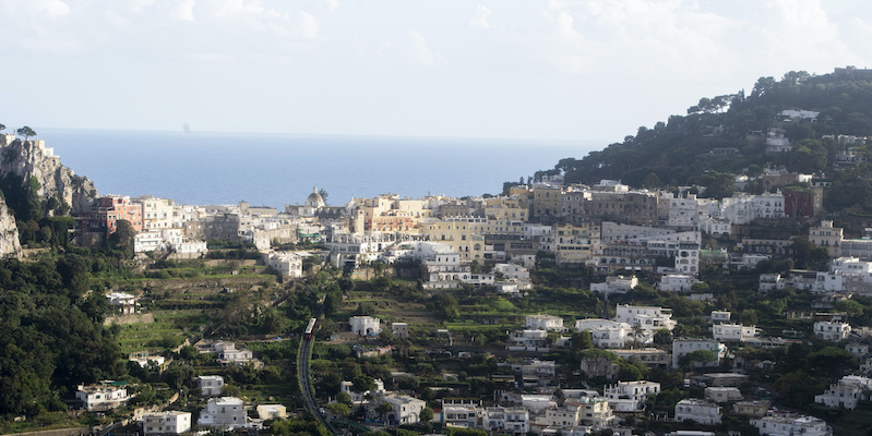 Uno scorcio di Capri (LaPresse/Palazzo Chigi/Filippo Attili)