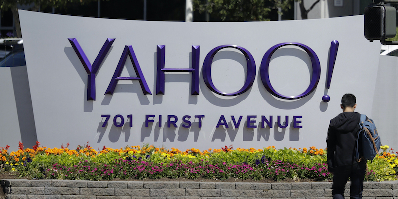 La sede di Yahoo, in California, negli Stati Uniti (AP Photo/Marcio Jose Sanchez)