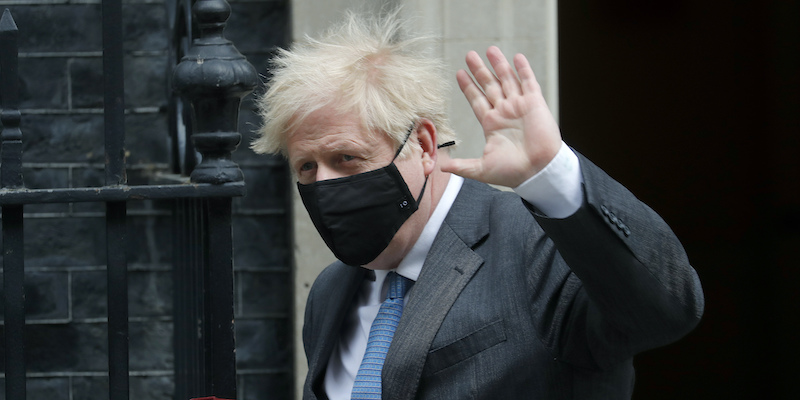Il primo ministro britannico Boris Johnson (AP Photo/Frank Augstein)