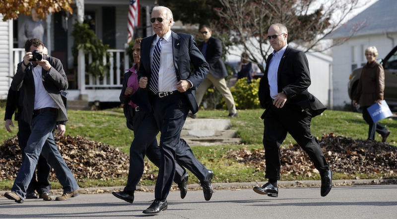 Joe Biden nel 2012 in Iowa. (AP Photo/Matt Rourke)