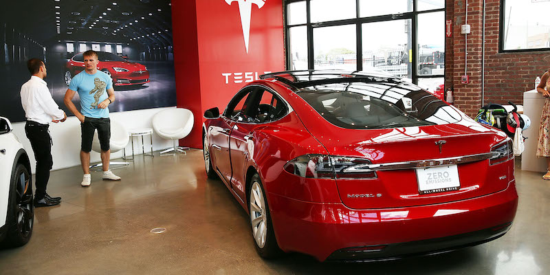 Una Tesla Model S (Spencer Platt/Getty Images)