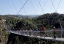 Il nuovo ponte pedonale sospeso più lungo del mondo, in Portogallo