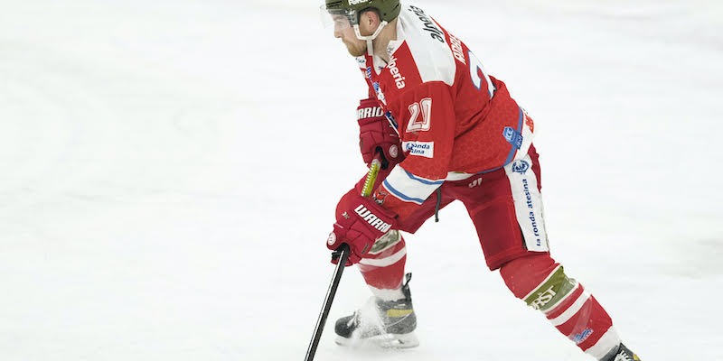 Il difensore canadese del Bolzano, Robertson Dennis (HCB/Vanna Antonello)