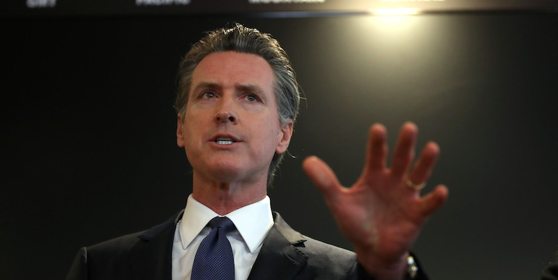 Il governatore della California Gavin Newsom (Justin Sullivan/Getty Images)