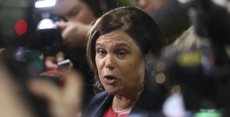 Mary Lou McDonald (AP Photo/Peter Morrison)