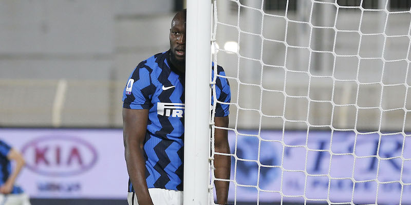 Romelu Lukaku in Spezia-Inter (Gabriele Maltinti/Getty Images)