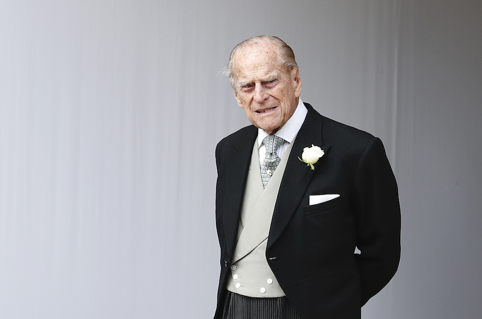 Il principe Filippo al matrimonio della principessa Eugenia di York, ottobre 2018
(Alastair Grant - WPA Pool/Getty Images)