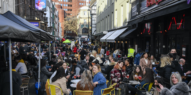 Il quartiere Soho a Londra (AP Photo/Alberto Pezzali)