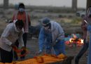 In India sono state trovate decine di corpi nel fiume Gange, e si sospetta che siano persone morte di COVID-19 che non era possibile cremare