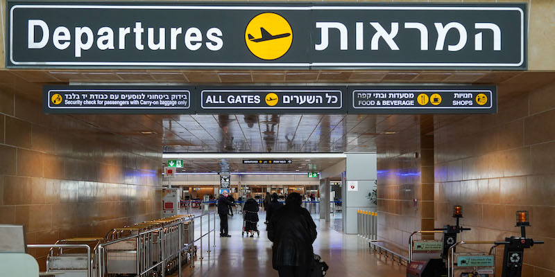 L'aeroporto internazionale di Tel Aviv - Ben Gurion (Nir Alon/ZUMA Wire)