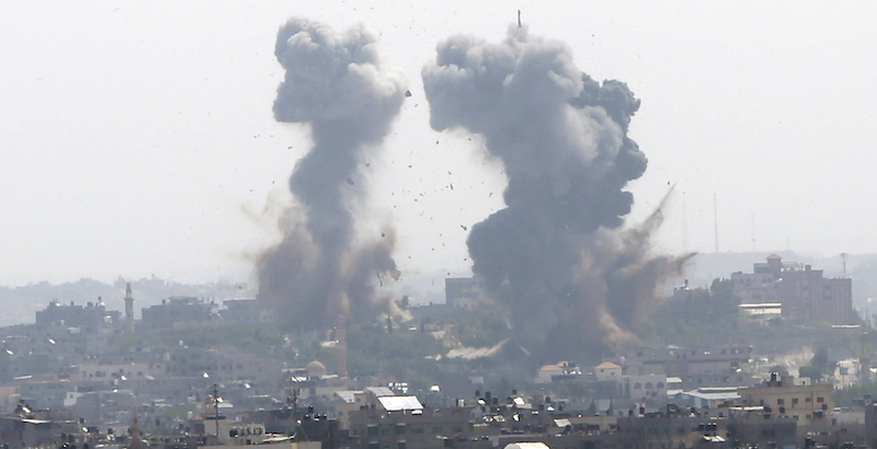 Bombardamenti sulla Striscia di Gaza (AP Photo/Hatem Moussa)