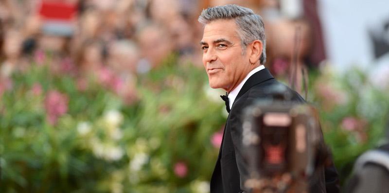 George Clooney alla cerimonia di apertura del festival di Venezia con la proiezione di Gravity, nel 2013
(Ian Gavan/Getty Images)