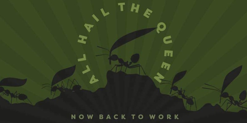 L'immagine di copertina del gruppo Facebook "A group where we all pretend to be ants in an ant colony" (Pagina del gruppo)