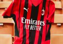 Le immagini della nuova maglia del Milan
