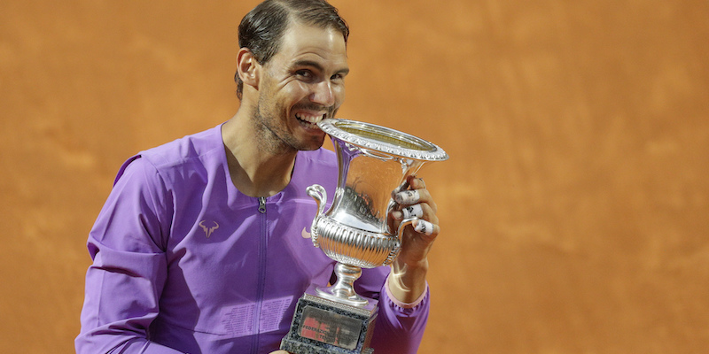 Rafael Nadal ha vinto gli Internazionali d'Italia per la decima volta in carriera