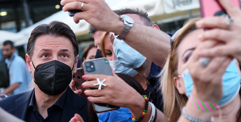 Giuseppe Conte. (Mauro Scrobogna/LaPresse)