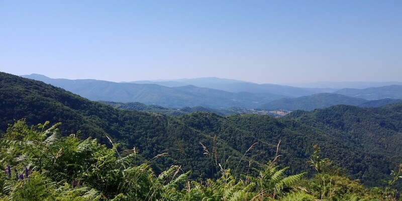Il crinale del monte Giogo, nel Mugello, dove si vorrebbe realizzare un parco eolico (Tommaso Tomagnoli)