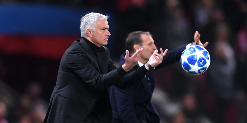 José Mourinho e Massimiliano Allegri (Getty Images)