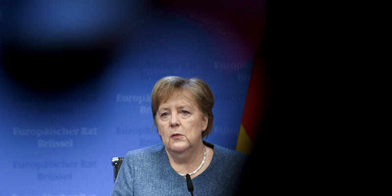 La cancelliera tedesca Angela Merkel (John Thys, Pool via AP)