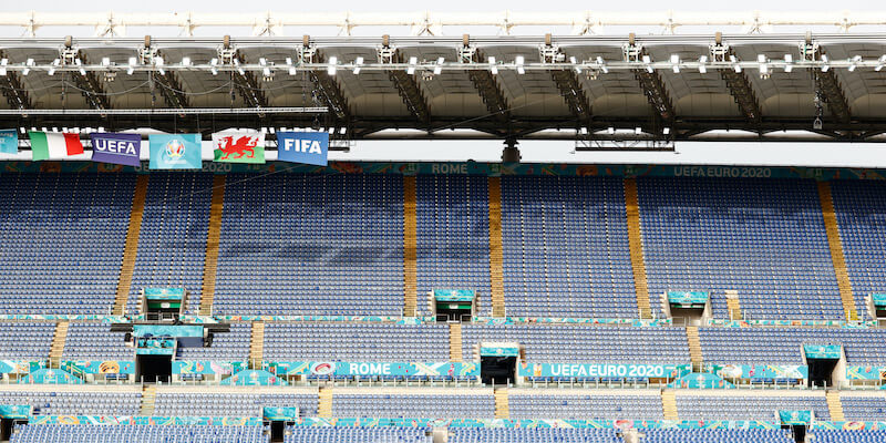 Lo Stadio Olimpico di Roma, dove oggi si gioca Italia-Galles (Ryan Pierse/Getty Images)