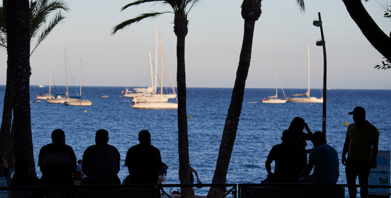 Turisti a Ibiza, Spagna (Carlos Alvarez/Getty Images)