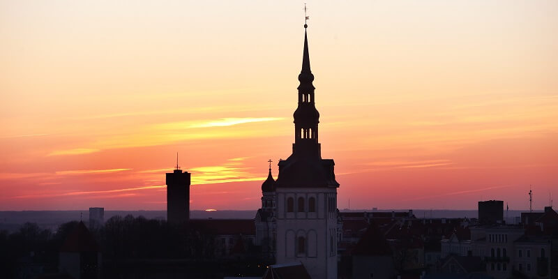 Una vista di Tallinn, Estonia (Jordan Mansfield/Getty Images)