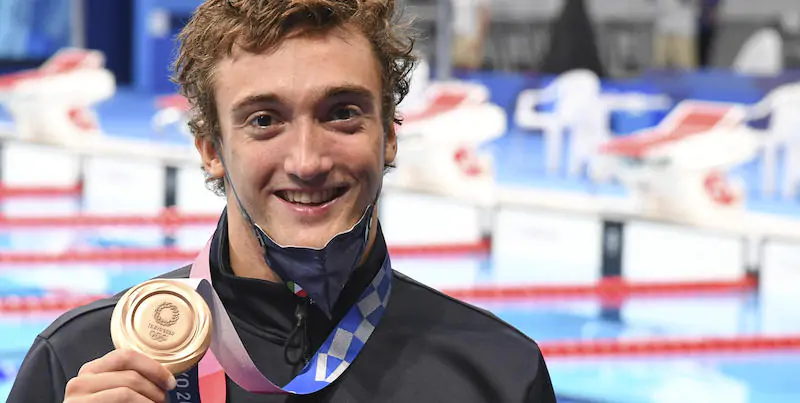 Federico Burdisso ha vinto la medaglia di bronzo nei 200 metri farfalla