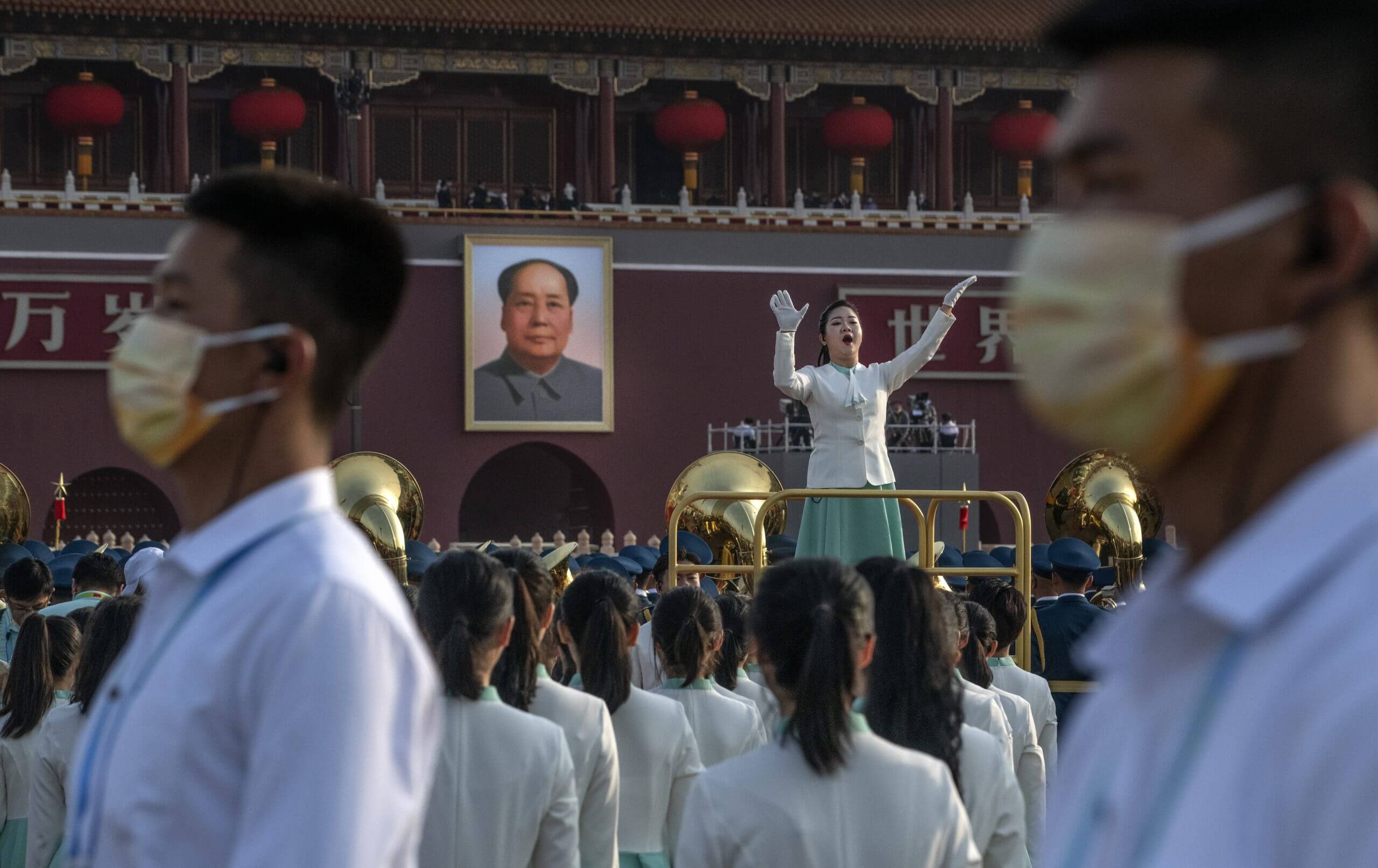 La festa per i 100 anni del Partito comunista cinese, in foto Il Post