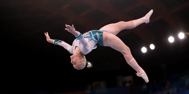 La ginnasta italiana Alice D'Amato (Laurence Griffiths/Getty Images)
