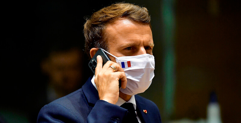Emmanuel Macron (John Thys, Pool Photo via AP)