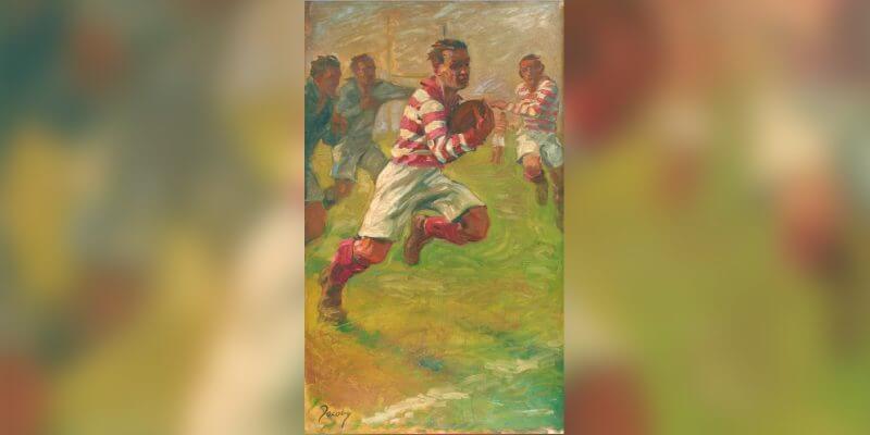 “Rugby” di Jean Jacoby, che vinse la medaglia d'oro alle Olimpiadi del 1928 di Amsterdam