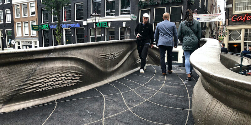 Il primo ponte stampato in 3D, ad Amsterdam