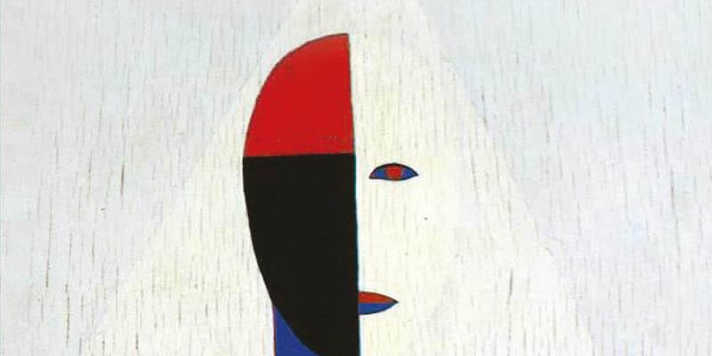 Un particolare della copertina di "Due vite" di Emanuele Trevi (Neri Pozza), su cui è riprodotta l'opera "Busto di donna" di Kazimir Malevic