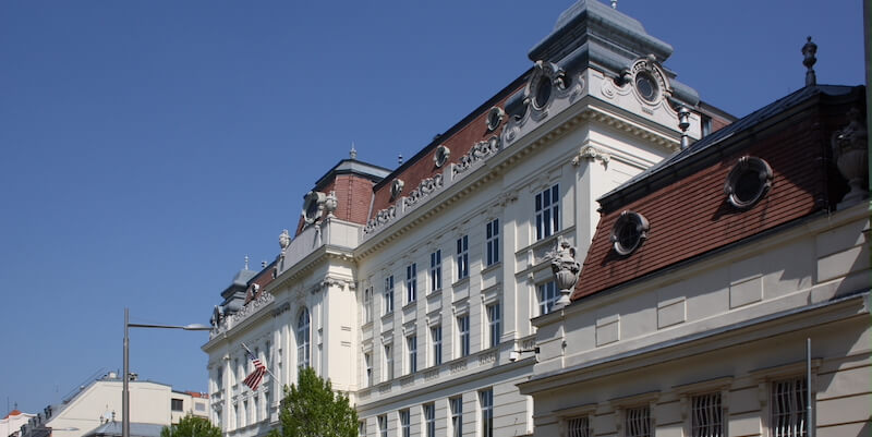 L'ambasciata degli Stati Uniti a Vienna, Austria (Wikimedia Commons)