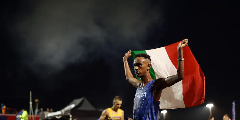 Il mezzofondista italiano Yeman Crippa, in finale nei 10.000 metri (Bryn Lennon/Getty Images)